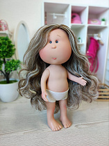 Кукла Miа брюнетка с мелированием Nines d'Onil без одежды, 30 см Эксклюзив