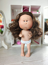 Шарнирная кукла брюнетка Mia Nines d'Onil без одежды, 30 см